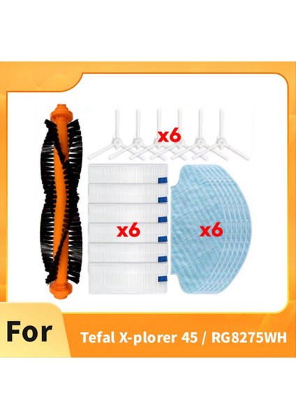 Tefal X-Plorer 45 / RG8275WH Elektrikli Süpürge Aksesuarları Için 19 Parça Ana Yan Fırça Paspas Filtresi (Yurt Dışından) fiyatları