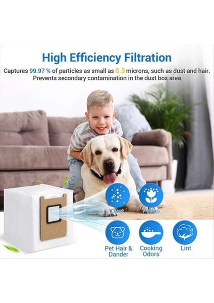 Eufy Omni E25 / E28 Elektrikli Süpürge Yedek Parçaları Için 6 Adet Vakum Toz Torbası Büyük Kapasiteli Toz Torbası (Yurt Dışından) fırsatları