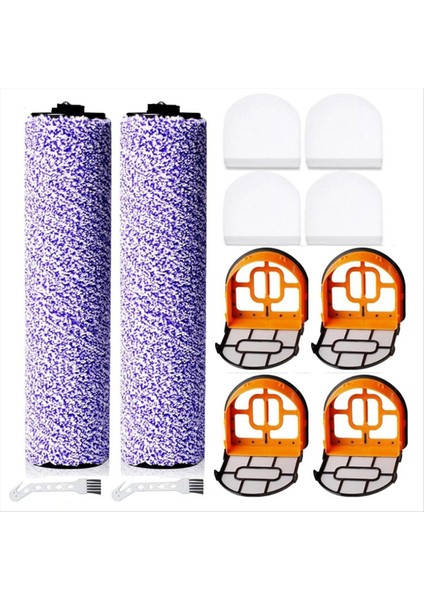 Shark Elektrikli Süpürgeler WD201 WD101 WD200 WD100 Aksesuarları Rulo Fırça Filtre Pamuk Çerçeve Yedek Set Fırça (Yurt Dışından)