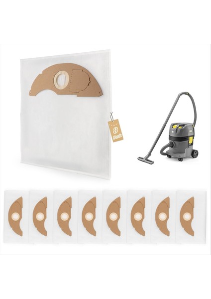 Karcher Nt 22/1 Elektrikli Süpürge Torbaları Için 8'li Paket Elektrikli Süpürge Torbaları Yedek Elektrikli Süpürge Aksesuarları (Yurt Dışından) fiyatları