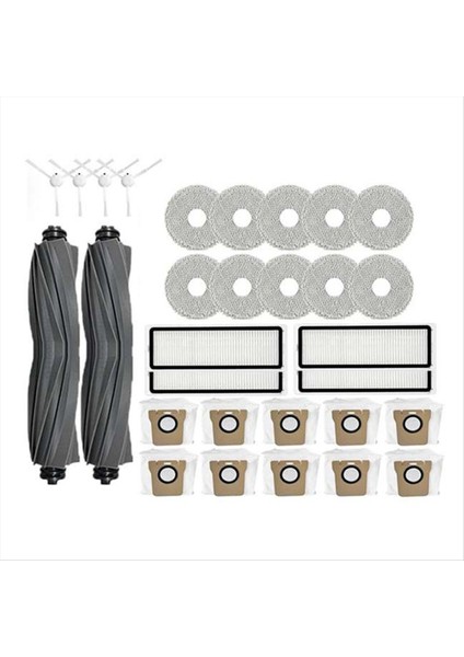 L10S Ultra S10 Pro Omni 1s B101CN Robot X10+ Robot Vakum Ana Yan Fırça Hepa Filtre Paspas Bezi (Yurt Dışından)