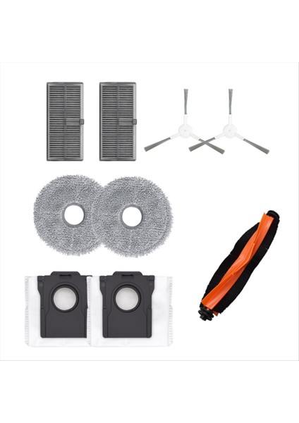 Silindir Yan Fırça Paspas Hepa Filtre Toz Torbası X30 / X30 Pro Robot Süpürgeler Yedek Parça Aksesuarları (Yurt Dışından)