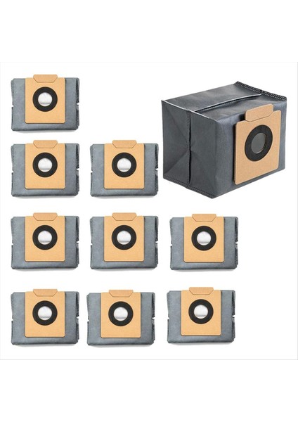 X8 Pro X10 Pro Omını Robot Vakum Yedek Toz Torbaları Yedek Parça Aksesuarları (Yurt Dışından)