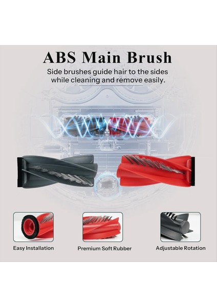 Roborock Qrevo Curv Için - Yedek Parçalar Rulo Fırça Filtreler Paspaslar Toz Torbaları Robot Süpürge Aksesuarları Seti (Yurt Dışından) fırsatları