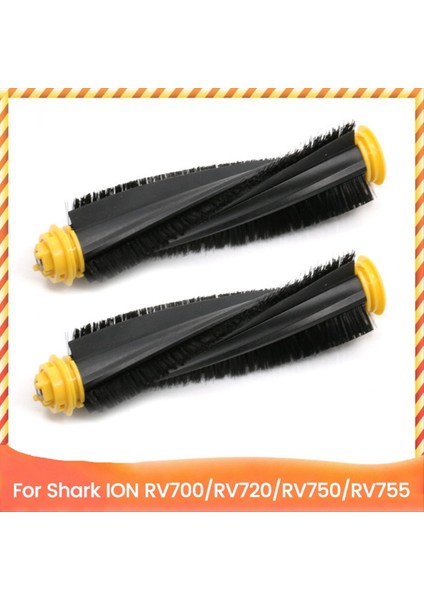 Shark Ion RV700/RV720/RV750/RV755 Robot Süpürge Parçaları Silindir Fırçaları Için 2 Adet Ana Fırça Değişimi (Yurt Dışından)