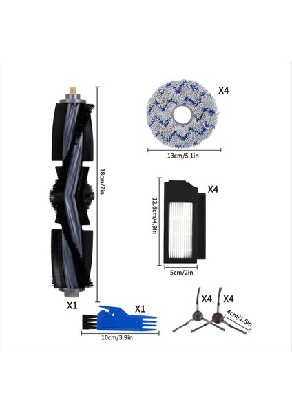 X1 Omni Aksesuar Seti X1 Turbo Elektrikli Süpürge Için Yedek Parçalar (Yurt Dışından) fırsatları