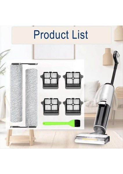 Tineco Floor One S7 Pro/floor One S6 Için Fırça Silindirleri, Filtreler, Islak/kuru Hepsi Bir Arada Elektrikli Süpürge Yedek Parçaları (Yurt Dışından) modelleri