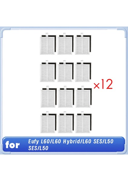 Eufy L60/L60 HYBRID/L60 SES/L50 SES/L50 Kendiliğinden Boşalan Robot Süpürge Için Hepa Filtre Aksesuarları (Yurt Dışından)