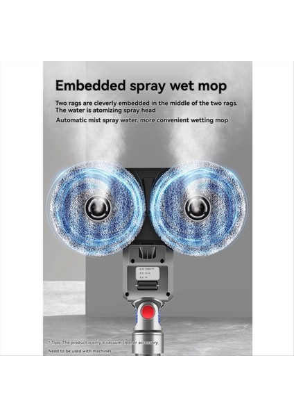 Dyson V7 V8 V10 V11 V15 Elektrikli Süpürge Aparatı Için 4 Paspas Pedi ve Anahtar Kilidi ile Elektrikli Zemin Paspas Başlığı (Yurt Dışından) modelleri