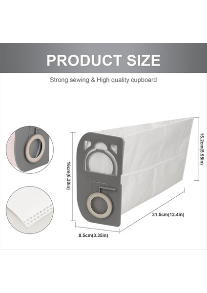 Riccar R25 Serisi Dik Elektrikli Süpürgeler Için Hepa Elektrikli Süpürge Torbaları Ağır Hizmet Tipi Dik Vakum Torbaları (Yurt Dışından) fiyatları
