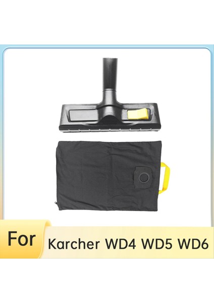 Karcher Wd4 Wd5 Wd6 Yedek Zemin Fırçası Bez Çantası Değiştirilebilir Islak/kuru Nozul Zemin Fırçası Başlığı Ataşmanı (Yurt Dışından)