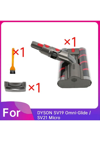 Dyson SV19 OMNI-GLIDE/SV21 Elektrikli Süpürge Aparatı Yedek Elektrikli Zemin Fırçası Başlığı (Anahtar Kilidi ve Temizleme Fırçası Ile) (Yurt Dışından)