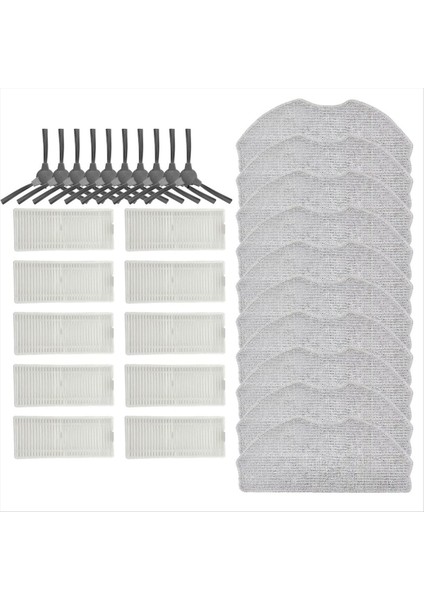 Ropvacnıc S1 / Tipdiy G90 / Vıpsun Z1 Parça Aksesuar Yan Fırça Filtresi Paspas Robot Süpürge Kiti Için Uygundur (Yurt Dışından)