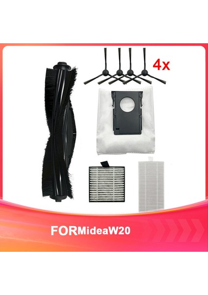 Midea W20 Robot Süpürge Aksesuarları ve Sarf Malzemeleri Elektrikli Süpürge Sarf Malzemeleri B (Yurt Dışından)