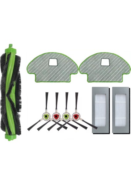 Irobot Roomba Combo 111 / 113 R113840 Elektrikli Süpürge Yedek Parçaları Için 9 Adet Ana Fırça Yan Fırça Hepa Filtre Paspas Bezi (Yurt Dışından) fiyatları