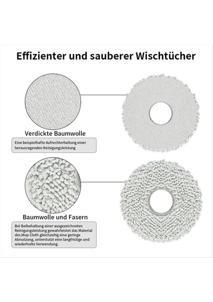 Debot T30 Pro / T30 Pro Omni / T30 Max / M12 Pro+ Ana Yan Fırça Yığın Filtre Paspas Bezi Toz Torbaları (Yurt Dışından) fırsatları