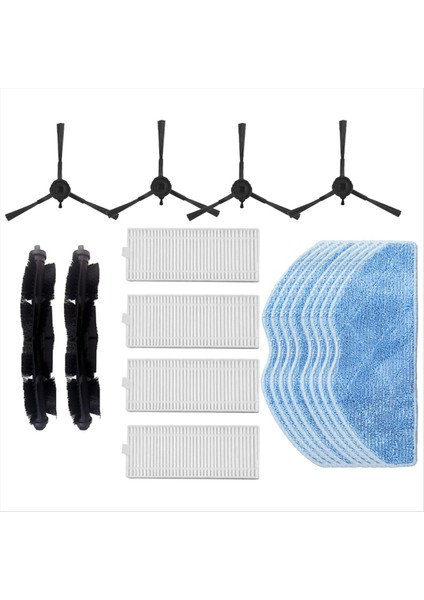 Ezvız Re4 / Re5 Robot Süpürge Yedek Parça Ana Yan Fırça Hepa Filtre Paspas Pedleri Yedek Parça Aksesuarları (Yurt Dışından)