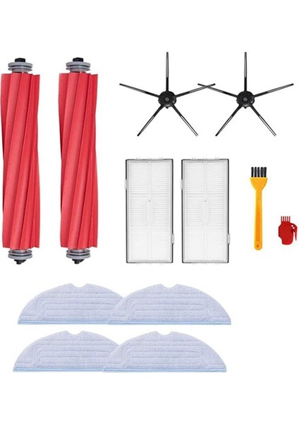 Hepa Filtre Ana Yan Fırça Mop Bezleri S7 S70 S7MAX S7 Maxv T7S Plus Kiti Elektrikli Süpürge Parçaları (Yurt Dışından)