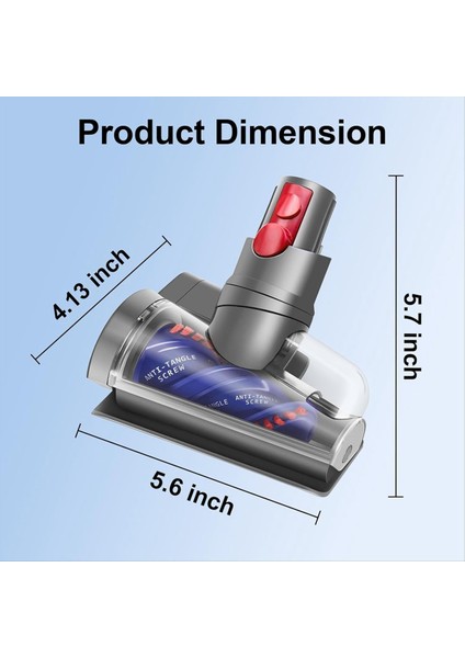 Dyson V12 Detect Slim/ V10 Digital Slim/ SV18/ SV20 Elektrikli Süpürge Parçaları Için Mini Motorlu Fırça Başlığı (Yurt Dışından) modelleri
