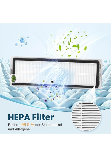 Dreame D10 Plus Gen 2/RLD32GD Elektrikli Süpürge Aparatı Için 17 Adet Ana Yan Fırça Filtresi Toz Torbası Paspas Bezi Yedek Parçası (Yurt Dışından) modelleri