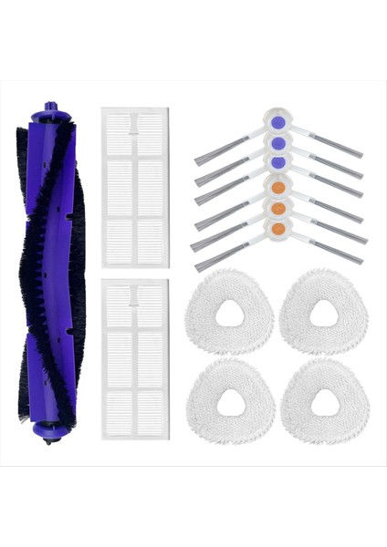 Freo Robot Vakum Robotu Vakum Için Yedek Aksesuarlar 1 Ana Fırça 6 Yan Fırça 2 Filtre 4 Paspas Pedi Parçaları (Yurt Dışından)