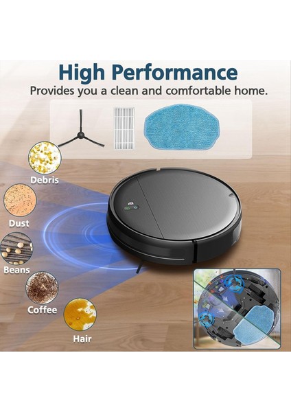 Gtvo BR150/BR151 Robot Süpürge Aksesuarları Filtre Paspas Fırçaları Için Yedek Parçalar (Yurt Dışından) modelleri