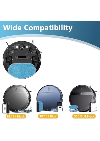 Gtvo BR150/BR151 Robot Süpürge Aksesuarları Filtre Paspas Fırçaları Için Yedek Parçalar (Yurt Dışından) fırsatları
