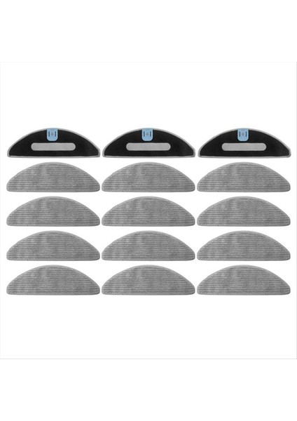 Combo I5, I5+, J5, J5+ Robot Vakum Parçaları Için 15 Pcs Paspas Pedleri Mikrofiber Yıkanabilir Yeniden Kullanılabilir Paspas Bezi (Yurt Dışından)