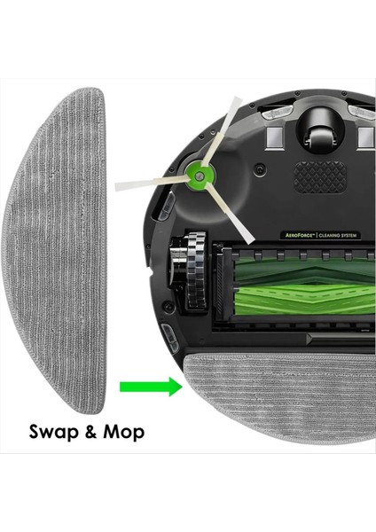 Combo I5, I5+, J5, J5+ Robot Vakum Parçaları Için 15 Pcs Paspas Pedleri Mikrofiber Yıkanabilir Yeniden Kullanılabilir Paspas Bezi (Yurt Dışından) fiyatları