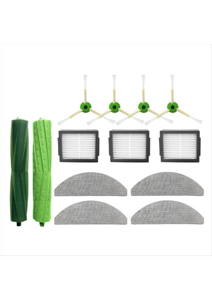 Fırça Silindirleri Hepa Filtreler Paspas Pedleri Yan Fırçalar Combo I5, I5+,j5, J5+ Için Elektrikli Süpürge Aksesuarları (Yurt Dışından)