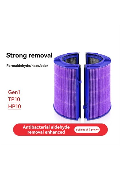 Dyson Gen1 / TP10/HP10/TP06/PH02 Hava Temizleyici Için Aktif Karbon Hepa Filtresi Yedek Filtre Bakterileri Giderir (Yurt Dışından)