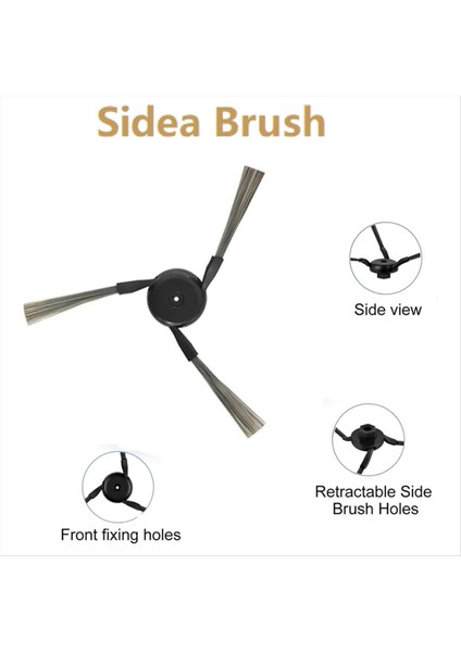 Dreame X50 ULTRA/S40 Enhanced EDITION/X50 MASTER/X40 Plus Aksesuar Seti Fırça Hepa Filtre Paspas Bezi Toz Torbası (Yurt Dışından) fiyatları