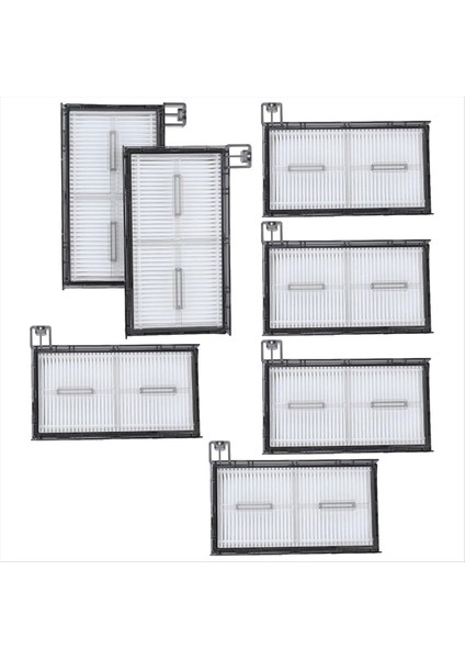 Hepa Filtre Değiştirme Filtresi Eufy X8 Pro Serisi X8 Pro Ses Robot Süpürge Yıkanabilir Filtresine Uygundur (Yurt Dışından)