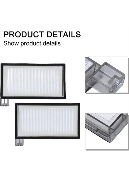 Hepa Filtre Değiştirme Filtresi Eufy X8 Pro Serisi X8 Pro Ses Robot Süpürge Yıkanabilir Filtresine Uygundur (Yurt Dışından) fırsatları