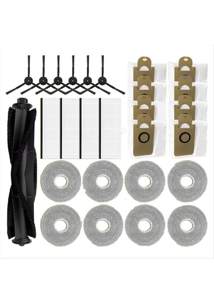 Proscenic M9 Elektrikli Süpürge Parçaları Için Uygundur Ana Silindir Yan Fırçalar Filtre Hepa Paspas Pedleri Bezler Toz Torbası Yedek Aksesuarları (Yurt Dışından)