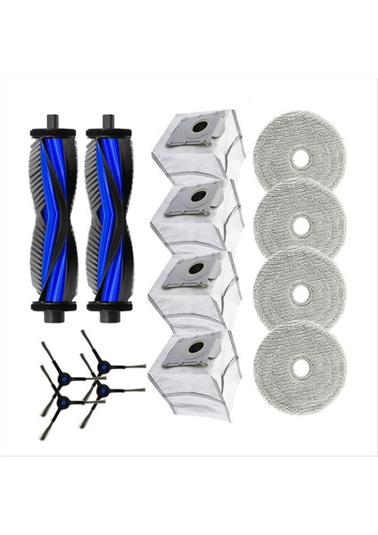 Ecovacs Deebot Mini Elektrikli Süpürge Parçaları Için 14 Adet Ana Yan Fırça Hepa Filtre Paspas Bezi Yedeği (Yurt Dışından) fiyatları