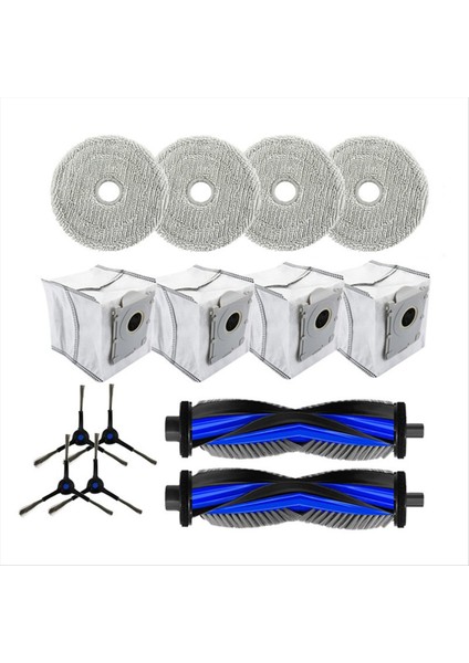 Ecovacs Deebot Mini Elektrikli Süpürge Parçaları Için 14 Adet Ana Yan Fırça Hepa Filtre Paspas Bezi Yedeği (Yurt Dışından) modelleri