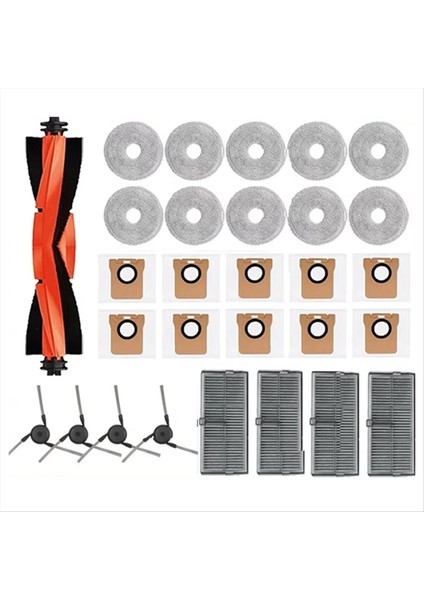 Xiaomi Mijia M40 D110CN Yedek Parçalar Uyumlu Aksesuarlar Sarf Malzemeleri Paspas Bezi Toz Torbası Hepa Filtre (Yurt Dışından)