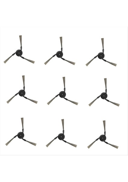 Dreame L40S Pro Ultra / X50 Ultra / L50 Pro Ultra Süpürge Aksesuarları Için 9 Adet Yan Fırça Yedek Parçaları (Yurt Dışından)
