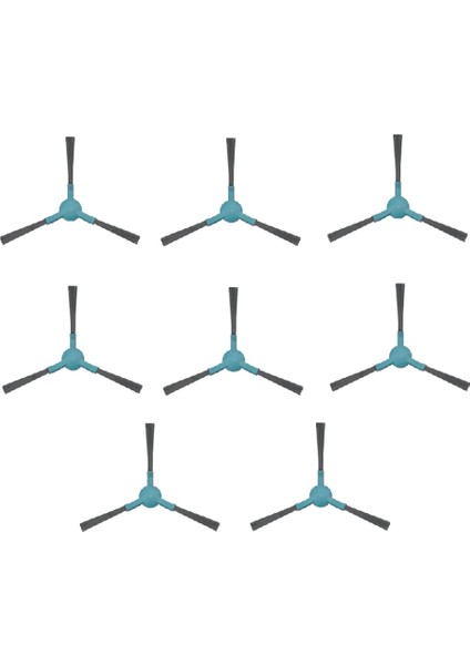 Conga 2499 Ultra Home Advanced / Titanium X-Treme, Atvel R80 Taban / 7690 Immortal Max Süpürge Için 8 Adet Yan Fırça (Yurt Dışından)