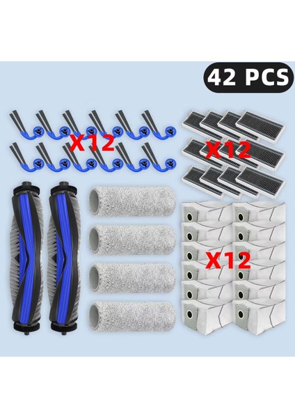 Ecovacs X9 Pro Omni Yedek Parçaları Ana Fırça Hepa Filtre Silindiri Paspas Toz Torbası Aksesuarları Yedek Parçaları (Yurt Dışından) fiyatları