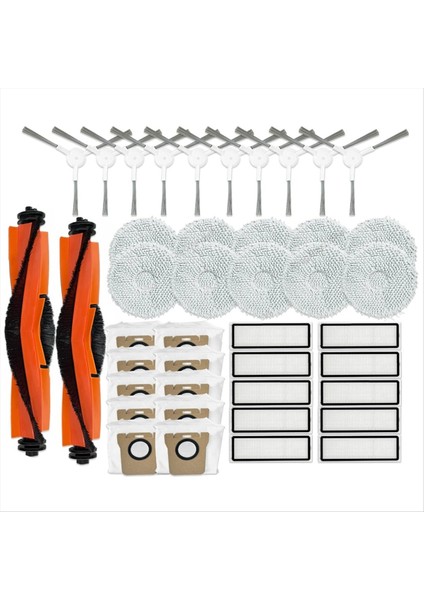 Omni 2 C102CN / B101CN / B116CN / X10 + Artı Parçaları Aksesuarları Ana Yan Fırça Hepa Filtre Paspas Toz Torbası (Yurt Dışından)