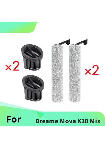 Dreame Mova K30 Mix Elektrikli Süpürge Aksesuarları Yedek Silindir Fırça ve Filtreler (Yurt Dışından) modelleri