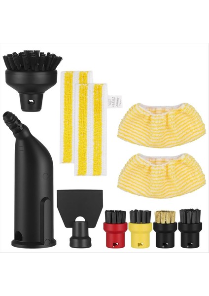 Karcher Sc1 Sc2 Sc3 Sc4 Sc5 Buharlı Temizleyici Aksesuarları Yuvarlak Fırça Derz Fırçaları Cam Sileceği Mikrofiber Bez (Yurt Dışından)