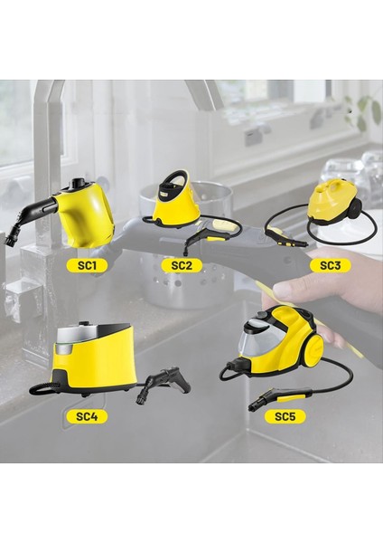 Karcher Sc1 Sc2 Sc3 Sc4 Sc5 Buharlı Temizleyici Aksesuarları Yuvarlak Fırça Derz Fırçaları Cam Sileceği Mikrofiber Bez (Yurt Dışından) fırsatları