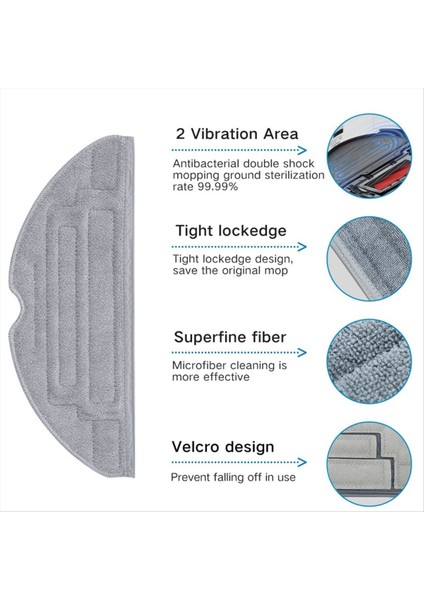 S8 / S8 Pro Ultra / S8+ Robot Vakum Için Aksesuar Kiti Ana Yan Fırçayı Değiştirin Hepa Filtre Paspas Pedi Toz Torbası (Yurt Dışından) fiyatları