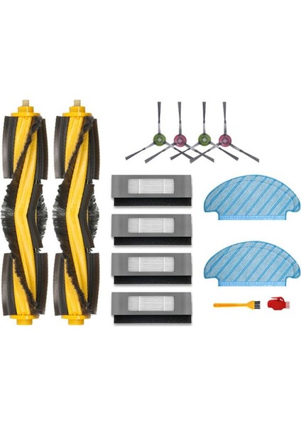 Hepa Filtre Yan Fırça Ana Fırça Paspas Bezleri Deebot T9 T8 N8 Pro 920 950 Elektrikli Süpürge (Yurt Dışından)
