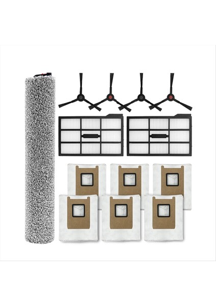 Eufy E25/E28 Omni Robot Süpürge Için Aksesuar Seti - Fırçalar, Filtreler ve Toz Torbaları Dahil Yedek Parçalar (Yurt Dışından)