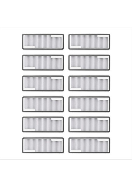 J4 / J4 Lite Robot Süpürgeler Için 12 Adet Hepa Filtre Yedek Yedek Parça Aksesuarları (Yurt Dışından)