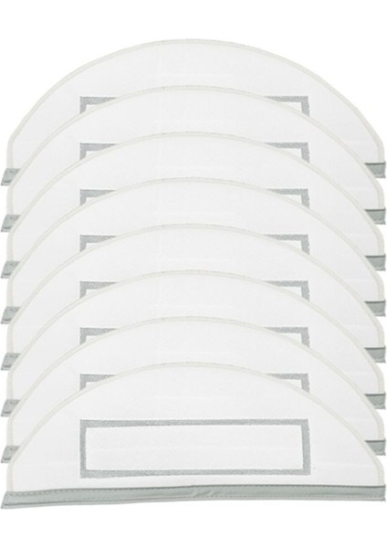 S8 Pro Ultra S8 S8+ Için 8pcs Robotlu Süpürge Yedek Paspas Bezi Seti (Yurt Dışından)